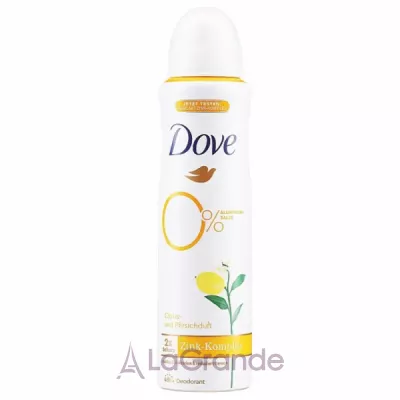 Dove Deodorant Spray 0% Aluminium Salts Go Fresh Citrus & Peach - 