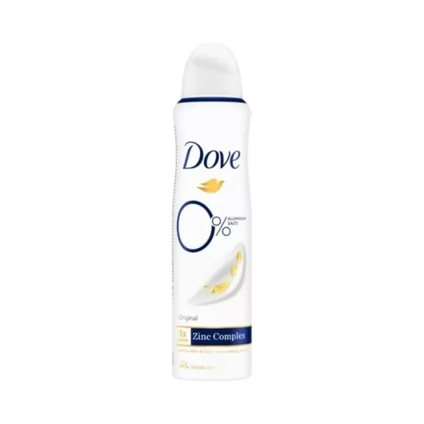 Dove Deodorant Spray 0% Aluminium Salts Original Zink-Komplex ����������-����� 