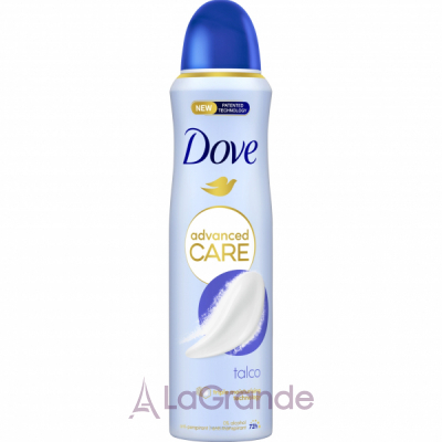 Dove Advanced Care Talco Deodorant Spray - 