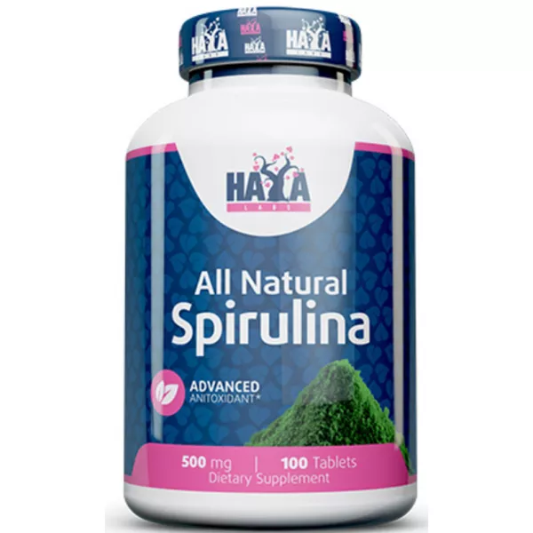 Haya Labs All Natural Spirulina 500mg ������� ������� 