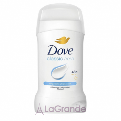 Dove Classic Fresh Anti-Perspirant Deo Stick 48H - 