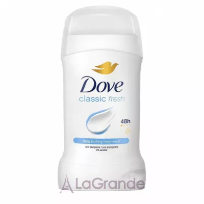 Dove Classic Fresh Anti-Perspirant Deo Stick 48H - 