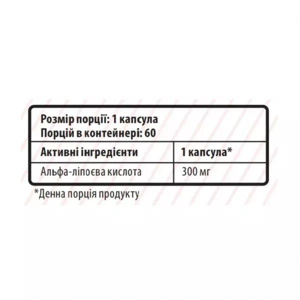Sporter Alpha Lipoic Acid 300 mg ĳ������ ������� 