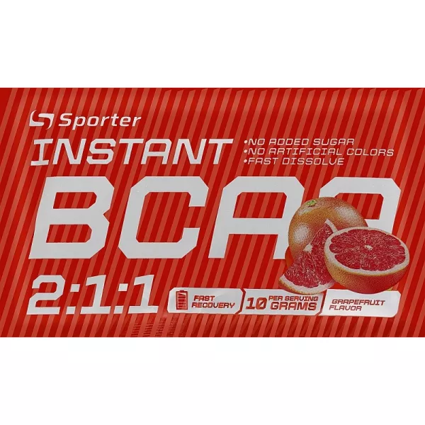 Sporter Instant BCAA 2:1:1 Grapefruit �������� ���������� � ������ ����������