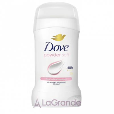 Dove Powder Soft Antiperspirant Long Lasting Fragrance - 