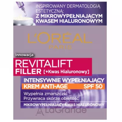 L'Oreal Paris Revitalift Filler Cream Antiage SPF50      