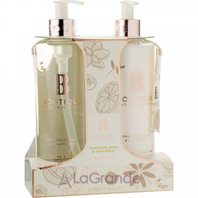 Grace Cole Boutique Mandarin Basil & Grapefruit Hand Care Duo    