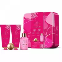 Grace Cole The Luxury Bathing Sweet Vanilla & Almond Glaze ����� ��� ���� "������� ������ � ���������� �������" (sh/gel/50 ml + b/cr/50 ml + h/cr/50 ml + bath/bomb/25 g)