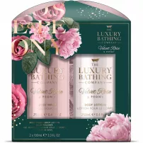 Grace Cole The Luxury Bathing Velvet Rose & Peony ����� ��� ���� "��������� ���� � ����" (sh/gel/100ml + b/lot/100ml + sponge/1pc)