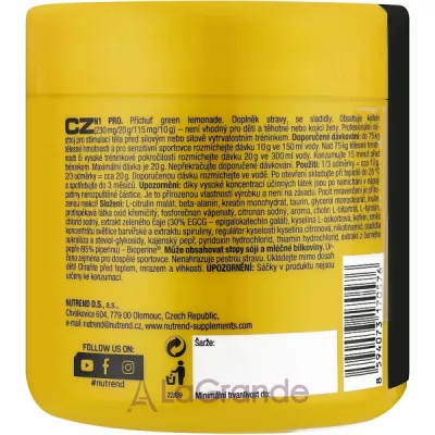 Nutrend N1 Pro Pre-Workout Green Lemonade   