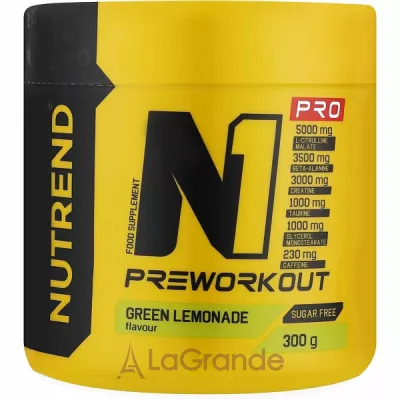 Nutrend N1 Pro Pre-Workout Green Lemonade   