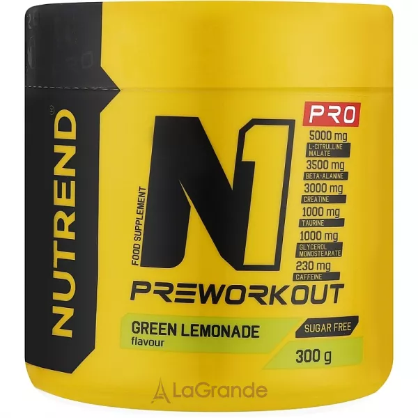 Nutrend N1 Pro Pre-Workout Green Lemonade ����������������� �������� 