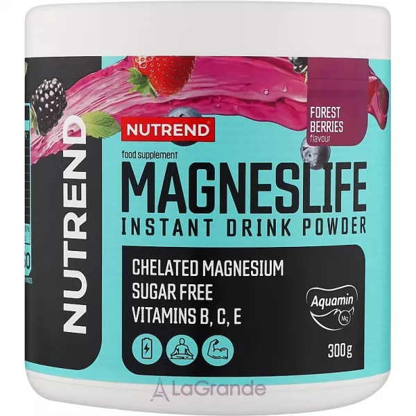 Nutrend MagnesLife Instant Drink Powder Forest Berries ������� ������� � ������� 