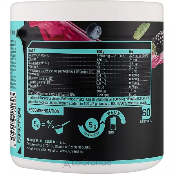Nutrend MagnesLife Instant Drink Powder Forest Berries ������� ������� � ������� 