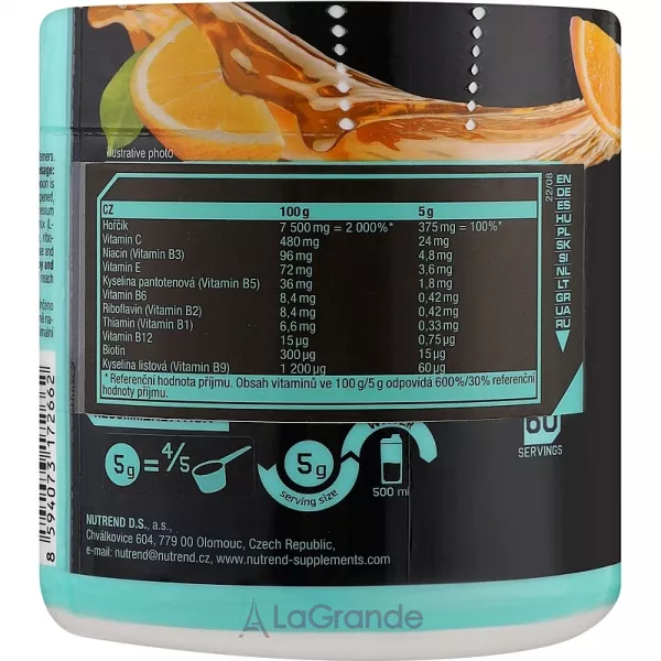 Nutrend MagnesLife Instant Drink Powder Orange ������� ������� � ������� 