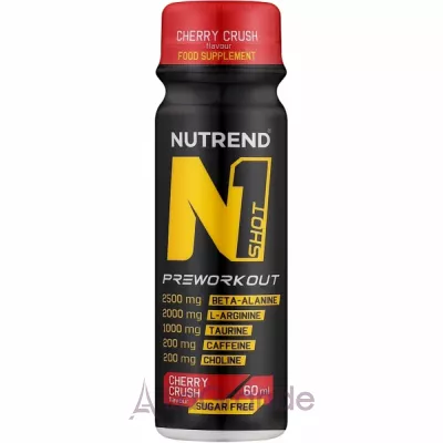 Nutrend N1 Shot Preworkout Cherry Crush  -   