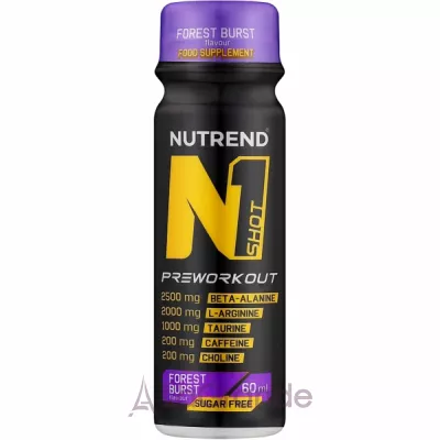 Nutrend N1 Shot Preworkout Forest Burst  -   
