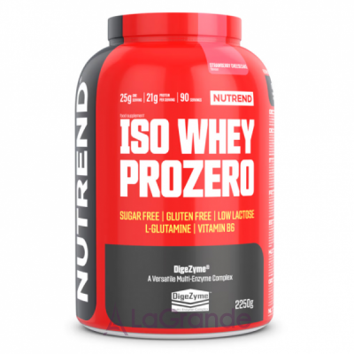 Nutrend Iso Whey Prozero Strawberry Cheesecake    