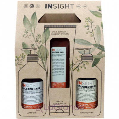 Insight Colored Hair Protective Set (shmp/400ml +h/cond/400ml+h/mask/250ml) ���� �������� ������ ��� ����������� ������� (shmp/400ml +h/cond/400ml+h/mask/250ml)