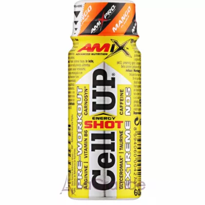 Amix CellUP Pre Workout Energy Shot Mango   