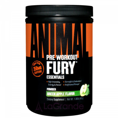 Universal Nutrition Animal Fury Green Apple   