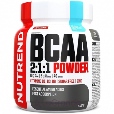 Nutrend BCAA 2:1:1 Powder Icy Blue Raspberry   2:1:1   