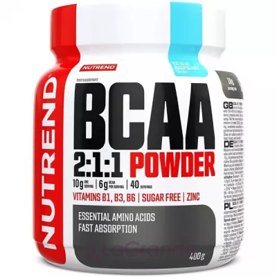 Nutrend BCAA 2:1:1 Powder Icy Blue Raspberry   2:1:1   