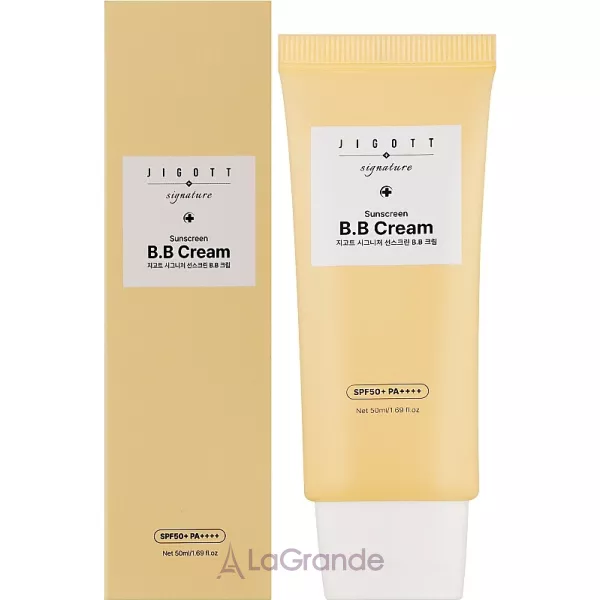 Jigott Signature Sunscreen B.B Cream SPF 50+ PA++++ ������������� BB-���� ��� ������� SPF 50+ PA++++