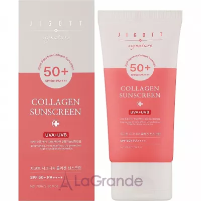 Jigott Signature Collagen Sunscreen SPF 50+ PA++++     SPF 50+ PA++++