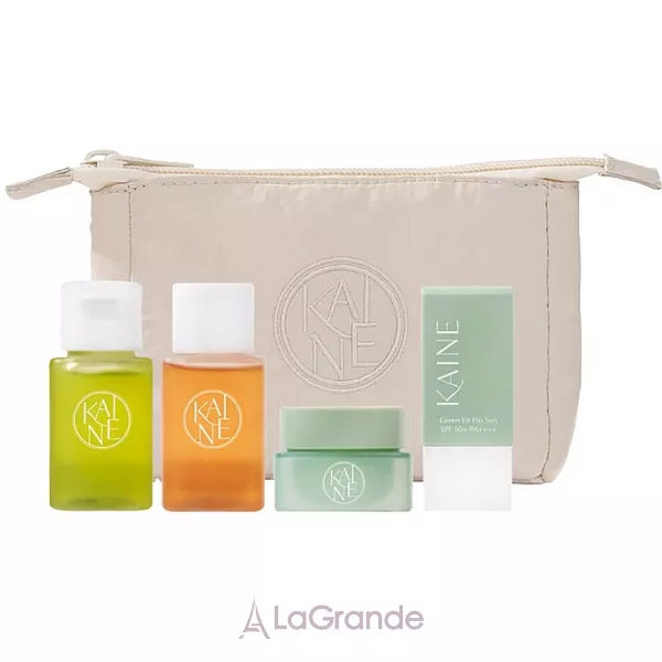 Kaine Travel Kit (cl/gel/30ml + toner/30ml + cr/10ml + sun/cr/10ml + bag) �������� ���� ������� (cl/gel/30ml + toner/30ml + cr/10ml + sun/cr/10ml + bag)
