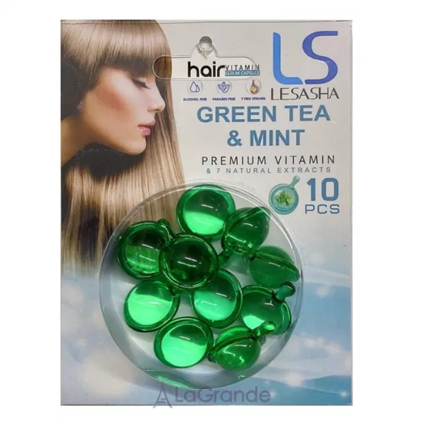 Lesasha Hair Serum Vitamin Green Tea & Mint ������ ������� ��� ������� � ������� ��� � �'����