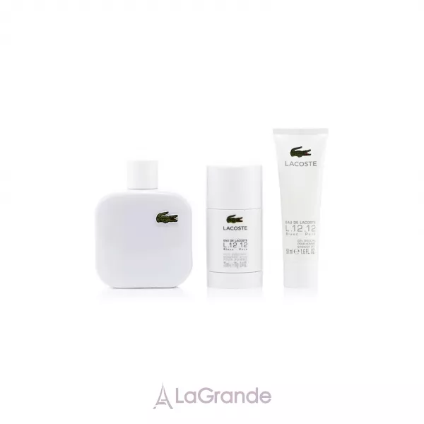 Lacoste Eau de Lacoste 12.12 Blanc Man ���� (�������� ���� 100 �� + ���� ��� ���� 50 �� + ����������-��� 75 ��)