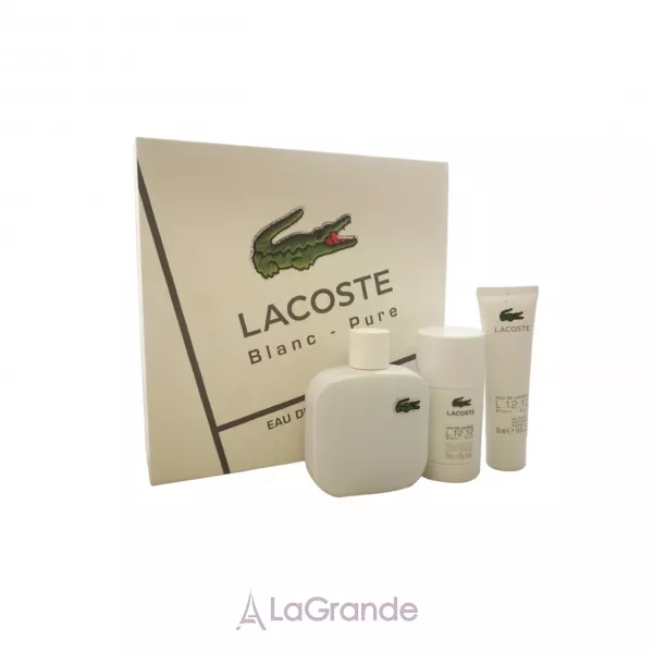 Lacoste Eau de Lacoste 12.12 Blanc Man ���� (�������� ���� 100 �� + ���� ��� ���� 50 �� + ����������-��� 75 ��)