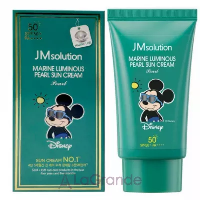 Jmsolution Marine Luminous Pearl Sun Cream Pearl x Disney Mickey SPF50+ PA++++      