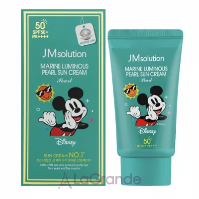 Jmsolution Marine Luminous Pearl Sun Cream Pearl x Disney Mickey SPF50+ PA++++      