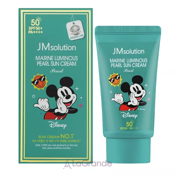 Jmsolution Marine Luminous Pearl Sun Cream Pearl x Disney Mickey SPF50+ PA++++ �������������� ���� � ���������� ������� 