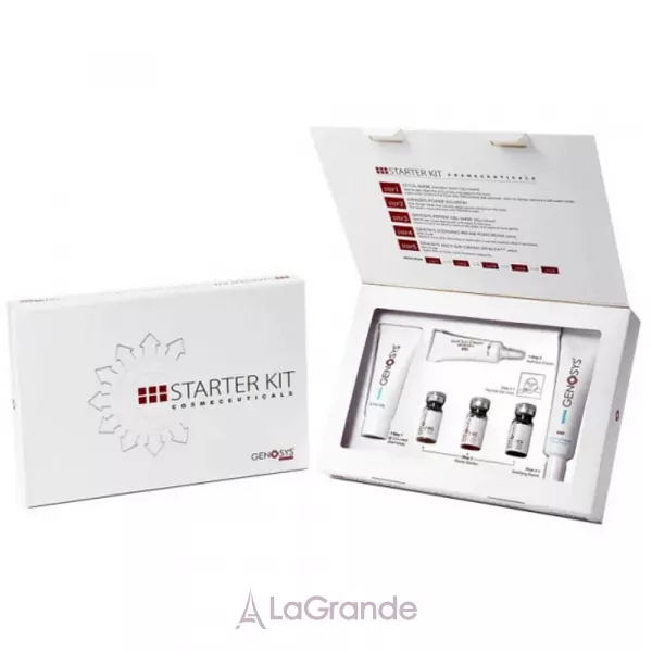 Genosys Starter Kit ��������� ����� �� ����� �� ����� ���� (gel/mask/20g + serum/3�2ml + f/mask/39g+f/cream/20ml+sun/cream/4g)