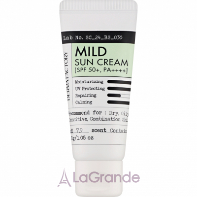 Derma Factory SPF30 Mild Sun Cream    