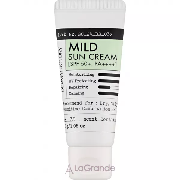 Derma Factory SPF30 Mild Sun Cream �������������� ���� ��� ����