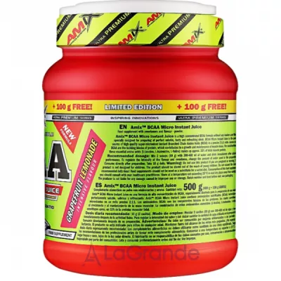 Amix BCAA Micro Instant Juice Grapefruit Lemonade  