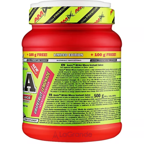 Amix BCAA Micro Instant Juice Grapefruit Lemonade ������������ 