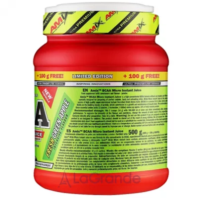 Amix BCAA Micro Instant Juice Green Apple  
