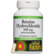 Natural Factors Betaine Hydrochloride 500 mg with Fenugreek 90pcs