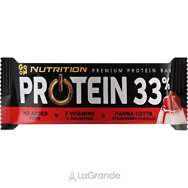 GoOn Protein Bar 33% Panna Cotta Strawberry ����������� �������� 