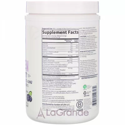 Garden of Life Grass Fed Collagen Super Beauty   