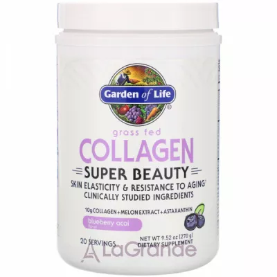 Garden of Life Grass Fed Collagen Super Beauty   