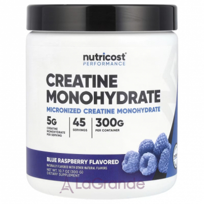 Nutricost Performance Creatine Monohydrate Blue Raspberry   