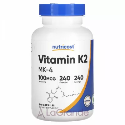 Nutricost Vitamin K2 MK-4 100 mcg   