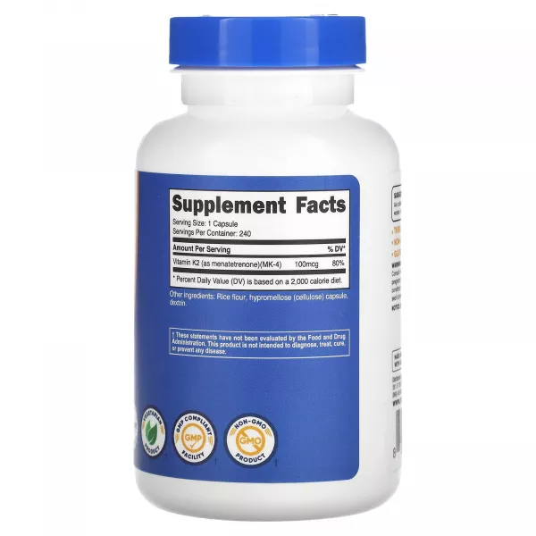 Nutricost Vitamin K2 MK-4 100 mcg ����������� ������� 
