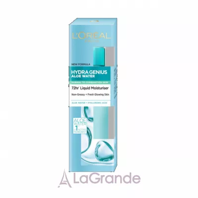 L'Oreal Paris Skin Expert Moisturizing Genius Aloe Water -   